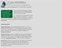 Tablet Screenshot of colinm.org